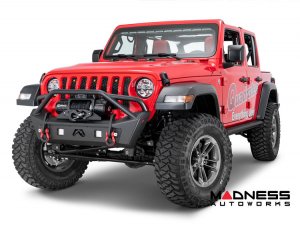 Jeep Wrangler JL Front Bumper - Fab Fours - Stubby - w/ Guard